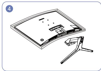 SAMSUNG C27R504FHP - Démontage du pied - 4