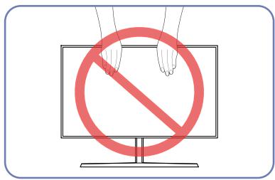 SAMSUNG C27R504FHP - Précautions lors du déplacement du moniteur - 1