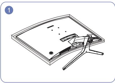 SAMSUNG C27R504FHP - Démontage du pied - 1