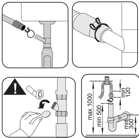 BARRYTHOMSON TDW4714 - Aansluiting op de afvoer - 1