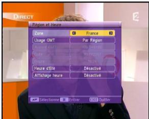 VISIOSAT TVT 100 - Mise en veille automatique : - 1