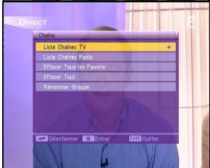 VISIOSAT TVT 100 - A) Chaînes - 2