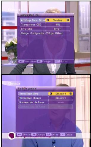 VISIOSAT TVT 100 - Contrôle parental - 1