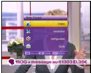 VISIOSAT TVT 100 - A) Chaînes - 1