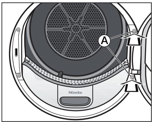 MIELE 505 WP - Monter la porte - 2
