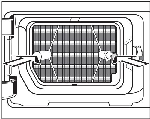 MIELE 505 WP - Insérer le filtre de socle - 2