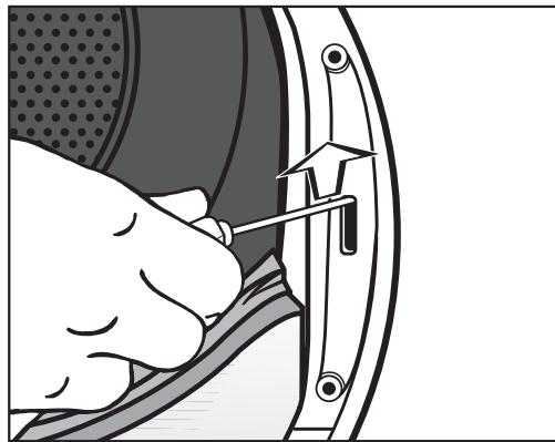 MIELE 505 WP - Changer le système de fermeture de porte du sèche-linge - 1
