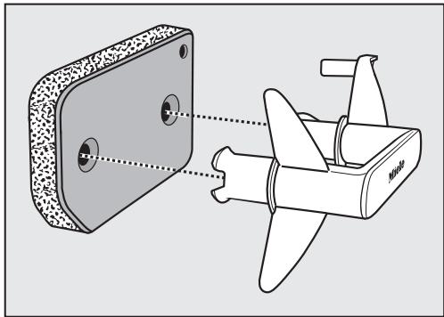 MIELE 505 WP - Insérer le filtre de socle - 1
