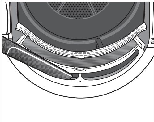 MIELE 505 WP - Nettoyage complet des filtres à peluches et de la zone d'aération - 3