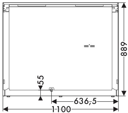 SMEG TR4110IGR - Dimensions de l'appareil - 1
