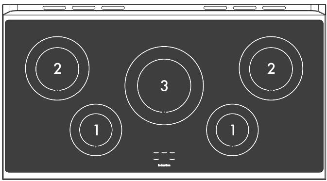 SMEG TR4110IGR - Plan de cuisson - 1