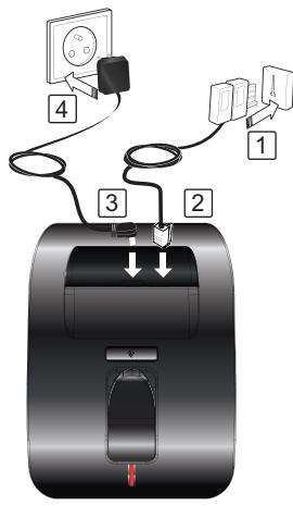 SAGEMCOM DD770A - Raccorder la base - 1