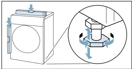 BOSCH WNA14409FF - Nivellement - 2