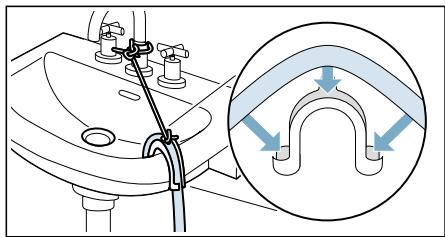 BOSCH WNA14409FF - ■ Écoulement dans un lavabo - 1