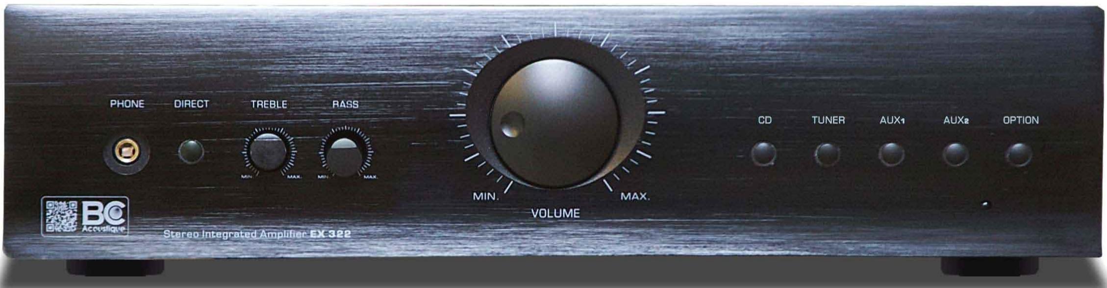 BC ACOUSTIQUE EX 322 - EX-322 Amplificateur sté reproduction 2x80W - 3
