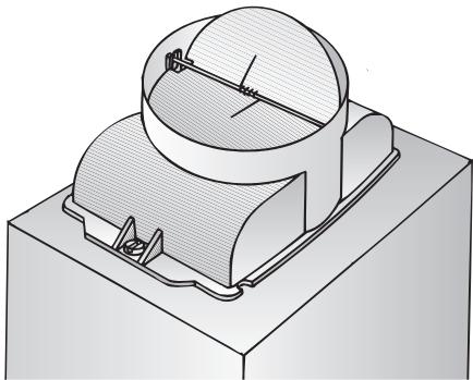 BOSCH DKE645/DKE945 - Montaggio della valvola antiriflusso: - 1