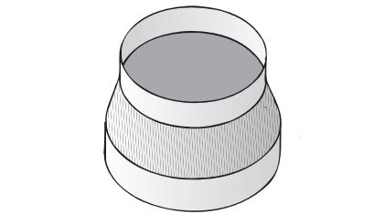 BOSCH DKE645/DKE945 - En caso de tubos de evacuation con 100mm de diametro: - 1