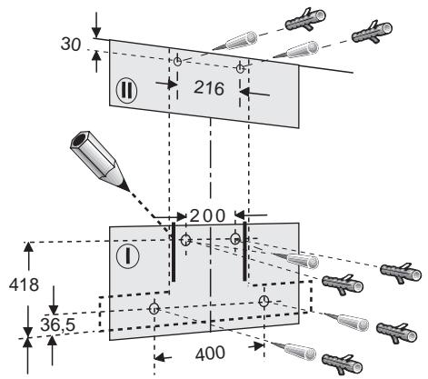 BOSCH DKE645/DKE945 - Si le cordon doit être raccordé définitivement au secteur: - 1