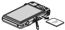 CASIO EX-S10 - Pour remplacer une carte mémoire - 1