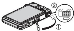 CASIO EX-S10 - Fermez le couvercle de batterie. - 1
