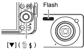 CASIO EX-S10 - Utilisation du flash (Flash) - 1
