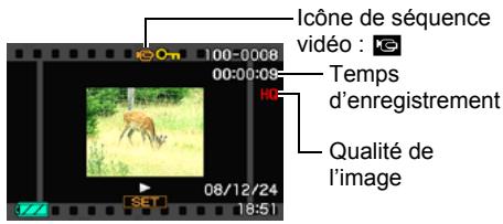 CASIO EX-S10 - Affichage d'une série video - 1