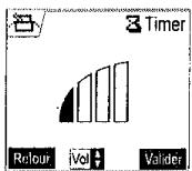 SAGEM D70V - Modifier la sonnerie du timer - 3