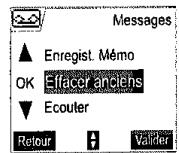 SAGEM D70V - Effacer tous les anciens messages - 3