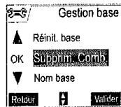 SAGEM D70V - Supprimer l'inscription d'un combiné - 2