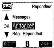 SAGEM D70V - Enregistrer une annonce personnelle - 1