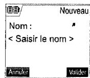 SAGEM D70V - Entre un numéro dans le répertoire - 2