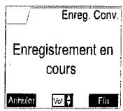 SAGEM D70V - Enregistrer une conversation (modèle avec répondeur) - 3