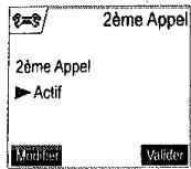 SAGEM D70V - 2ÈME appel (selon opérateur) - 2