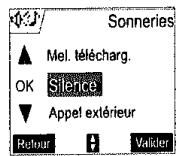 SAGEM D70V - Activer / désactiver le mode silence - 1