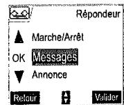 SAGEM D70V - Effacer tous les anciens messages - 2