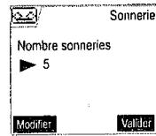 SAGEM D70V - Nombre de sonneries - 2