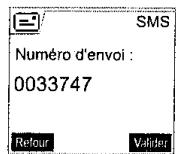 SAGEM D70V - Envoyer un SMS - 5