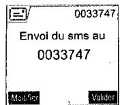 SAGEM D70V - Réalisier un envoi simple - 3