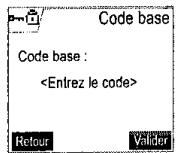SAGEM D70V - Définir la durée de crédit temps - 4