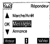 SAGEM D70V - Enregistrer un mémo - 1