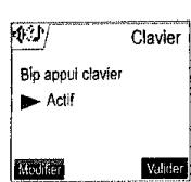 SAGEM D70V - Activer ou désactiver les bips - 2