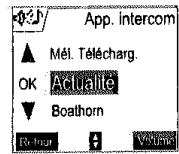 SAGEM D70V - Modifier la sonnerie - 2