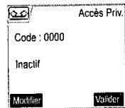 SAGEM D70V - Accès privilégié - 2