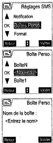SAGEM D70V - Créer une botte personnelle - 1