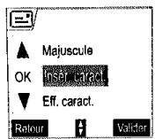 SAGEM D70V - Faire une correction - 1
