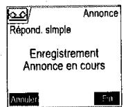 SAGEM D70V - Enregistrer une conversation (modèle avec répondeur) - 1