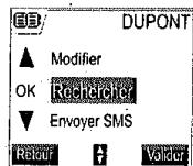 SAGEM D70V - Réaliser une recherche affinée - 1