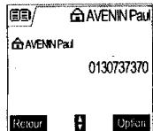 SAGEM D70V - Consulter le répertoire - 4