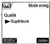 SAGEM D70V - Mode d'enregistrement - 3