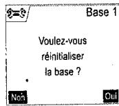 SAGEM D70V - Réinitialiser la base - 4